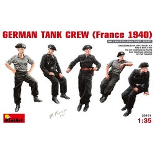 1/35 German Tank Crew (France 1940) DS Modellismo 1/35 German Tank Crew (France 1940)