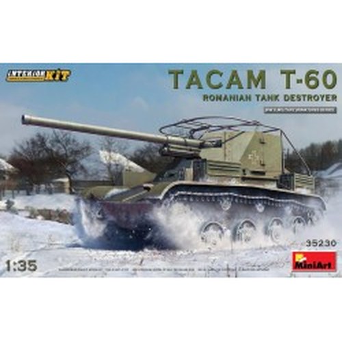 1/35 Tacam T-60 Romanian Tank Destroyer. Interior Kit DS Modellismo 1/35 Tacam T-60 Romanian Tank Destroyer. Interior Kit