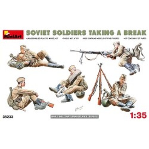 1/35 Soviet Soldiers Taking a Break DS Modellismo 1/35 Soviet Soldiers Taking a Break