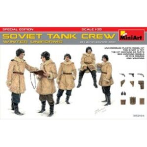 1/35 Soviet Tank Crew (Winter Uniforms). edizione speciale