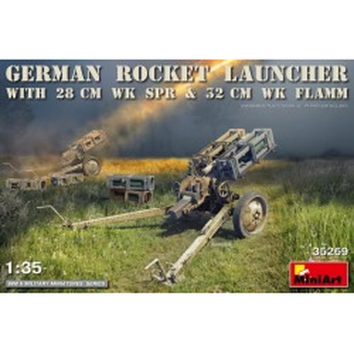 1/35 German Rocket Launcher with 28 cm WK Spr & 32 cm WK Flamm DS Modellismo 1/35 German Rocket Launcher with 28 cm WK Spr & 32 cm WK Flamm