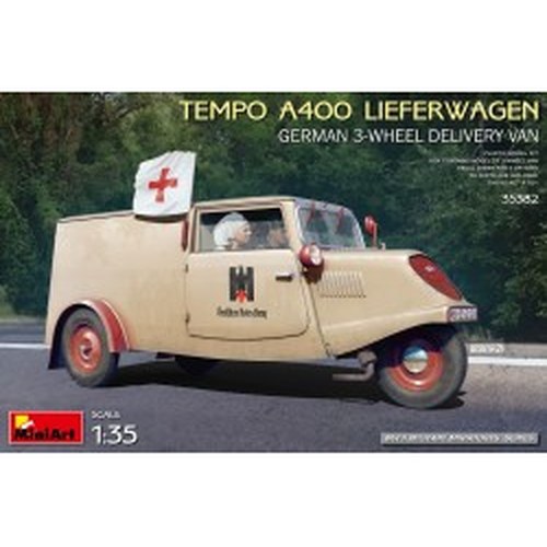 1/35 Tempo A400 Lieferwagen. German 3-Wheel Delivery Van DS Modellismo 1/35 Tempo A400 Lieferwagen. German 3-Wheel Delivery Van