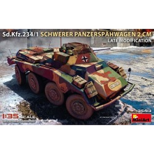 1/35 Sd.Kfz.234/1 Schwerer Panzerspahwagen (2 cm). Late Mod DS Modellismo 1/35 Sd.Kfz.234/1 Schwerer Panzerspahwagen (2 cm). Late Mod