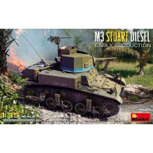 1/35 M3 Stuart Diesel Early Production DS Modellismo 1/35 M3 Stuart Diesel Early Production