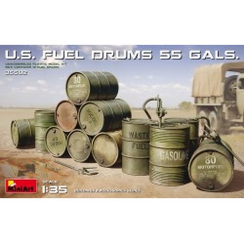 1/35 U.S. Fuel Drums (55 Gals.) DS Modellismo 1/35 U.S. Fuel Drums (55 Gals.)