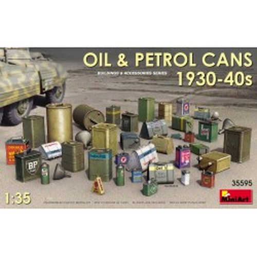 1/35 Oil & Petrol Cans 1930-40s DS Modellismo 1/35 Oil & Petrol Cans 1930-40s