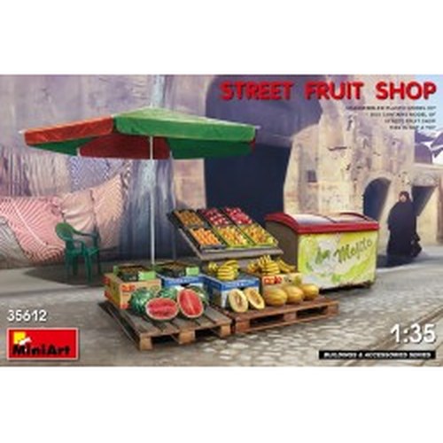 1/35 Streer Fruit Shop DS Modellismo 1/35 Streer Fruit Shop