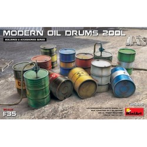1/35 Modern Oil Drums 200L DS Modellismo 1/35 Modern Oil Drums 200L