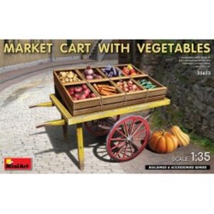 1/35 Market Cart with Vegetables