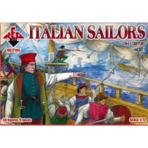 1/72 Italian Sailors, 16-17th century set 1