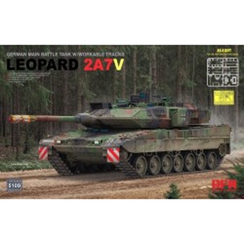 1/35 German Leopard 2 A7V Main Battle Tank DS Modellismo 1/35 German Leopard 2 A7V Main Battle Tank