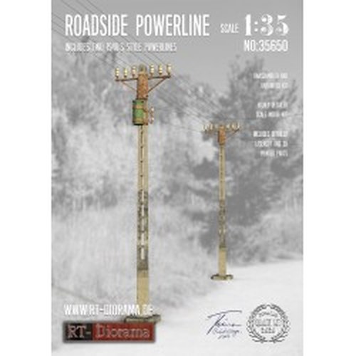 1/35 Roadside Powerline DS Modellismo 1/35 Roadside Powerline