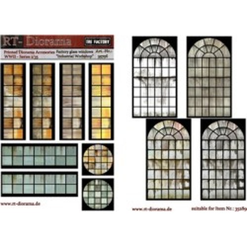 1/35 Printed Accesories: Factory in vetro Windows Factory II DS Modellismo 1/35 Printed Accesories: Factory in vetro Windows Factory II
