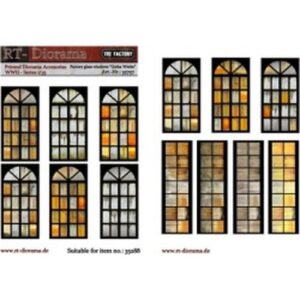 1/35 Printed Accesories: Factory in vetro Windows "Gotha Werke