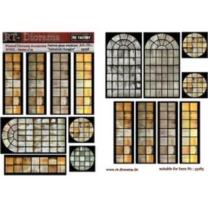 1/35 Printed Accesories: Factory in vetro Windows "Industrial Hangars