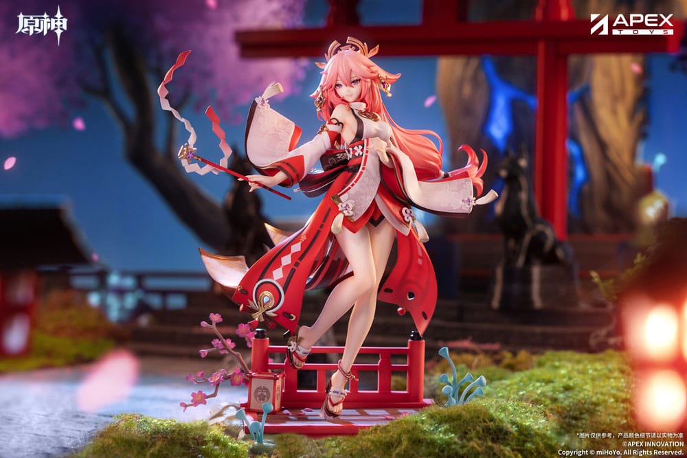 Statua Genshin Impact PVC 1/7 Yae Miko Astute Amusement Ver. 28 cm DS Modellismo Statua Genshin Impact Yae Miko Astute - vista 2