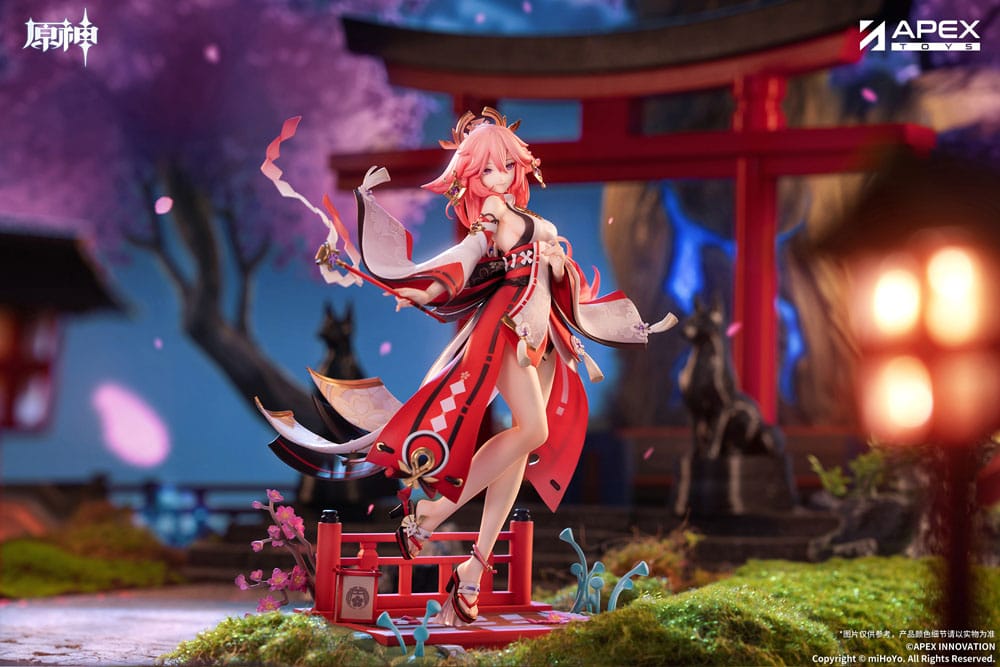 Statua Genshin Impact PVC 1/7 Yae Miko Astute Amusement Ver. 28 cm DS Modellismo Statua Genshin Impact Yae Miko Astute - vista 5
