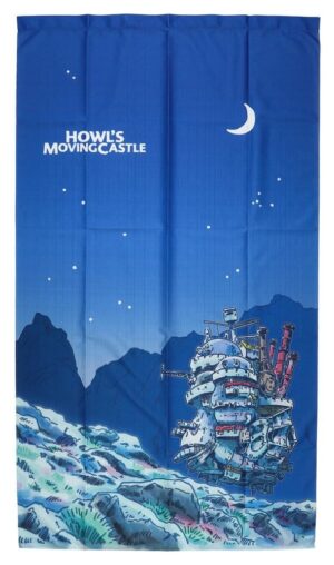 Howl's Moving Castle Noren Curtains Moonlit