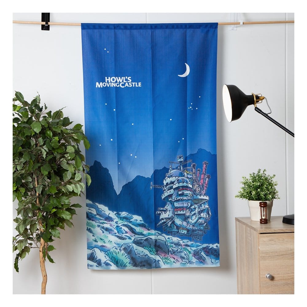 Howl's Moving Castle Noren Curtains Moonlit night DS Modellismo Howl's Moving Castle Noren Curtains Moonlit - vista 3