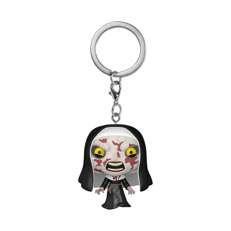 Portachiavi The Nun II POP! 4 cm Leathe The Nun Display (12) DS Modellismo Portachiavi Nun II POP! Leathe Nun Display