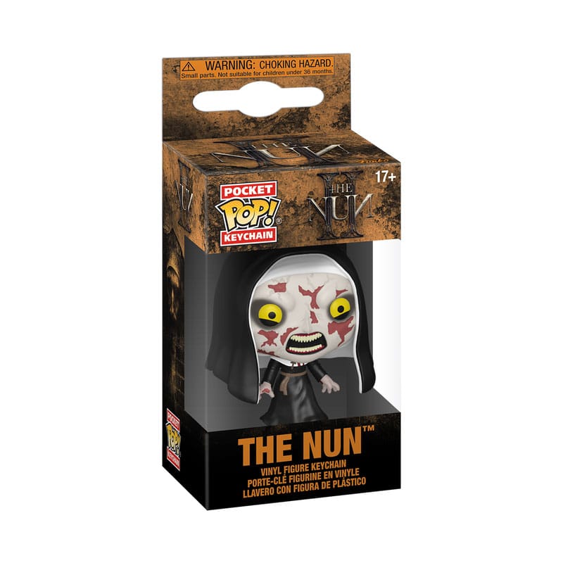 Portachiavi The Nun II POP! 4 cm Leathe The Nun Display (12) DS Modellismo Portachiavi Nun II POP! Leathe Nun Display - vista 2