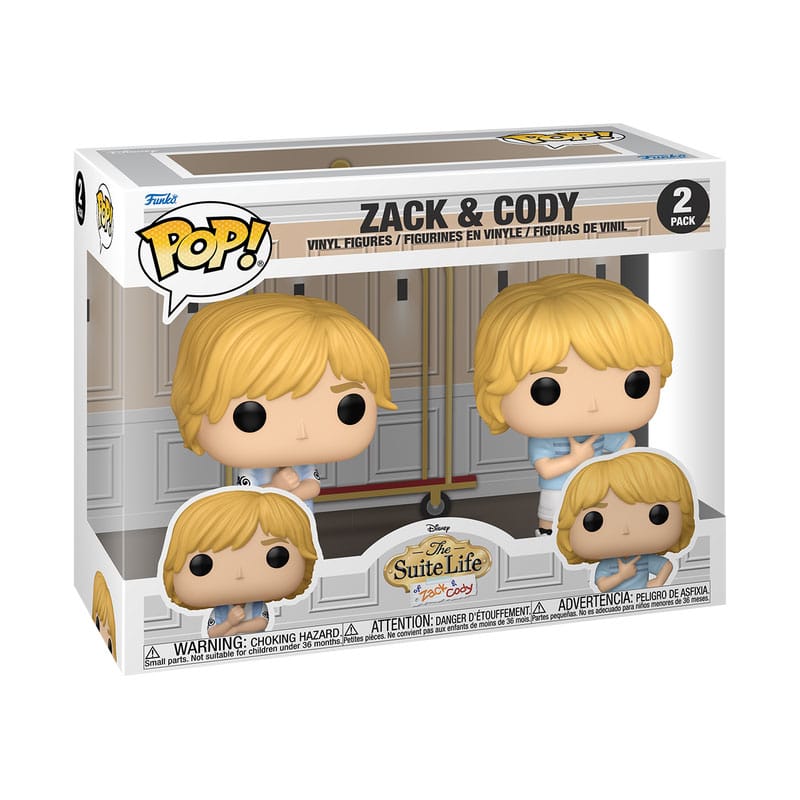 Suite Life of Zack & Cody POP! Television Vinyl Figures 2-Pack Zack & Cody 9 cm DS Modellismo Suite Life Zack & Cody POP! Television Zack - vista 2