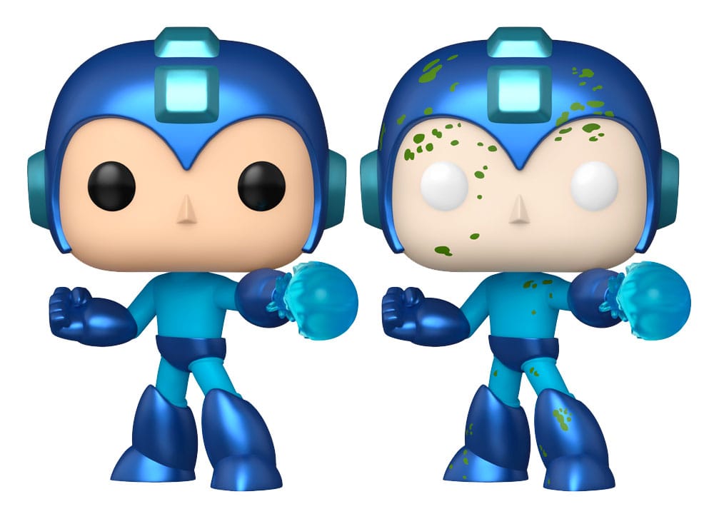 Funko Fusion POP! Games Vinyl Figures Mega Man w/CH 9 cm Assortment (6) DS Modellismo Funko Fusion POP! Games Mega Man w/CH