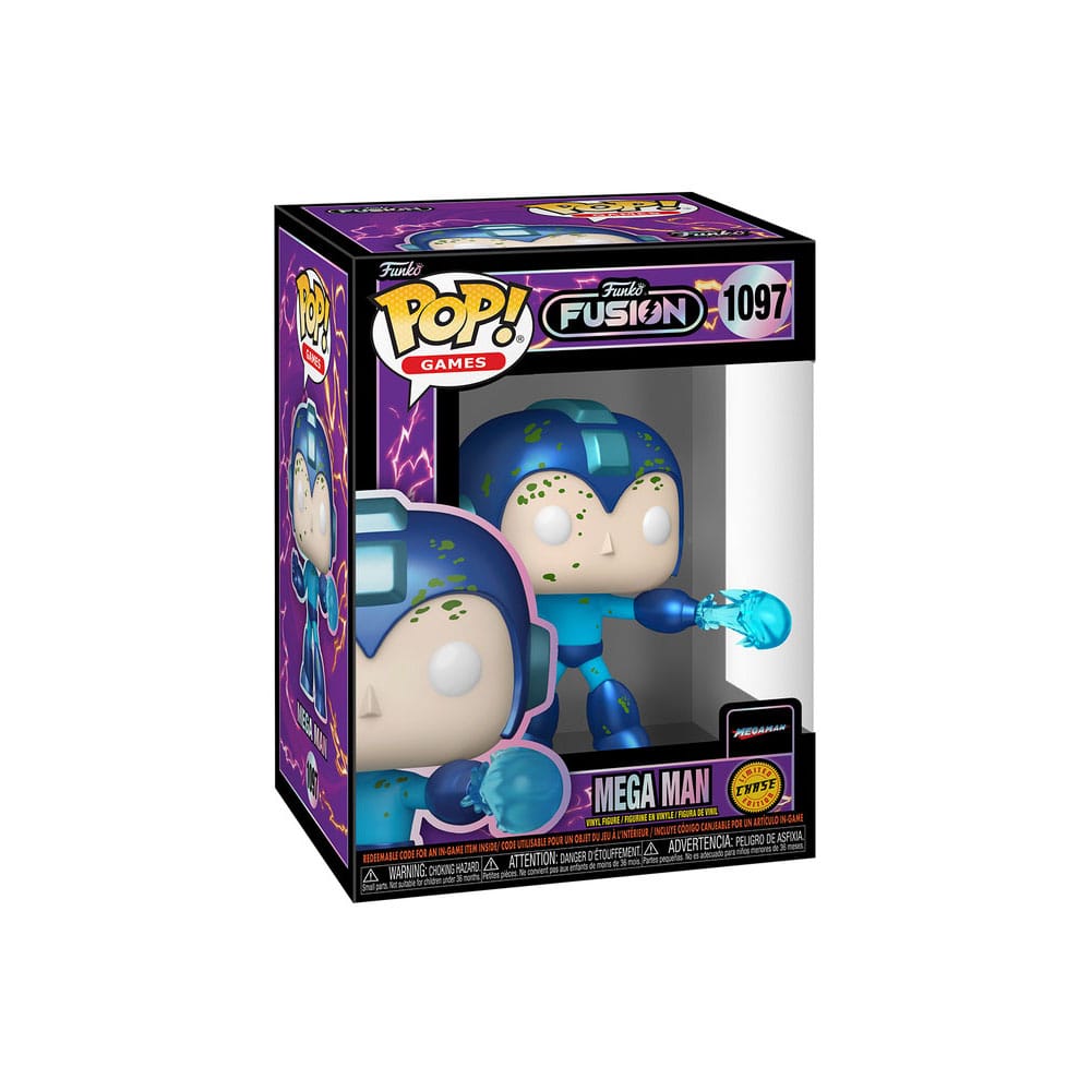 Funko Fusion POP! Games Vinyl Figures Mega Man w/CH 9 cm Assortment (6) DS Modellismo Funko Fusion POP! Games Mega Man w/CH - vista 2