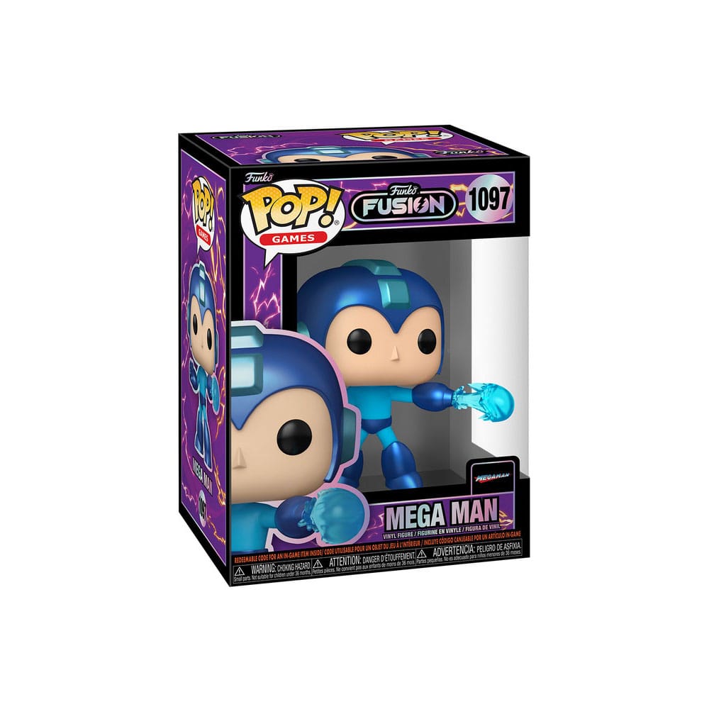 Funko Fusion POP! Games Vinyl Figures Mega Man w/CH 9 cm Assortment (6) DS Modellismo Funko Fusion POP! Games Mega Man w/CH - vista 3