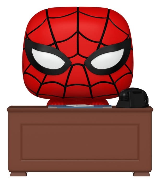 Marvel POP! Premium Vinyl Figure Meme- Spider-Man w/Desk 9 cm DS Modellismo Marvel POP! Premium Meme- Spider-Man w/Desk