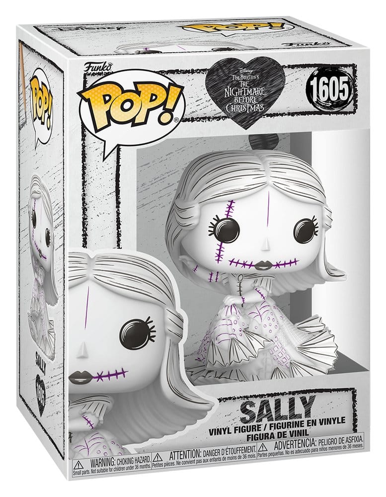 Nightmare Before Christmas POP! Disney Vinyl Figure Valentine's Day 2027 Sally(Sketched) 9 cm DS Modellismo Nightmare Before Christmas POP! Disney - vista 2