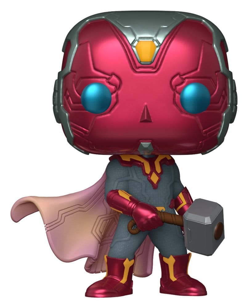 Marvel POP! Comics Vinyl Figure Vision with Mjolnir 9 cm DS Modellismo Marvel POP! Comics Vision with Mjolnir Funko