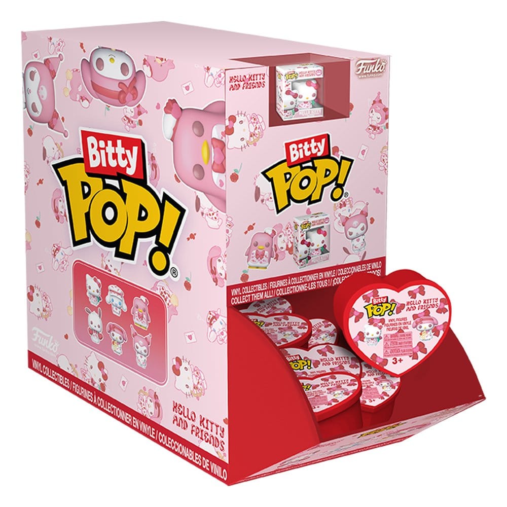 Hello Kitty POP! Vinyl Figure Hearts Valentines PDQ Display (24) 2,5 cm DS Modellismo Hello Kitty POP! Hearts Valentines Pdq