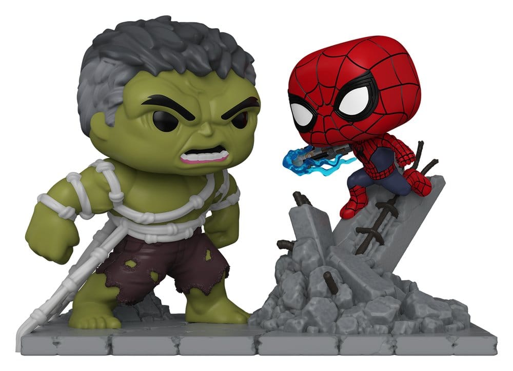 Marvel Diorama POP! Moment Spider-Man v Hulk DS Modellismo Marvel Diorama POP! Moment Spider-Man v Hulk