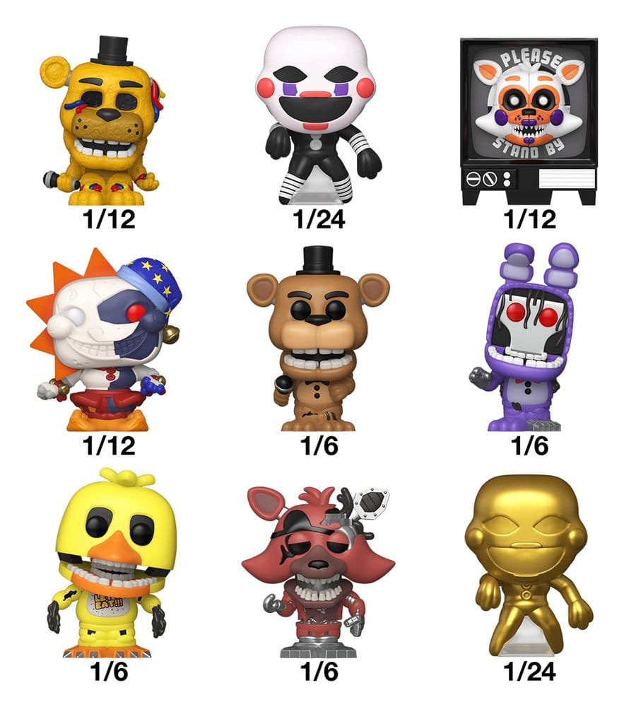 Five Nights at Freddy's Bitty POP! Singles Assortment (24) 2 cm DS Modellismo Five Nights at Freddy's Bitty POP! Singles - vista 2