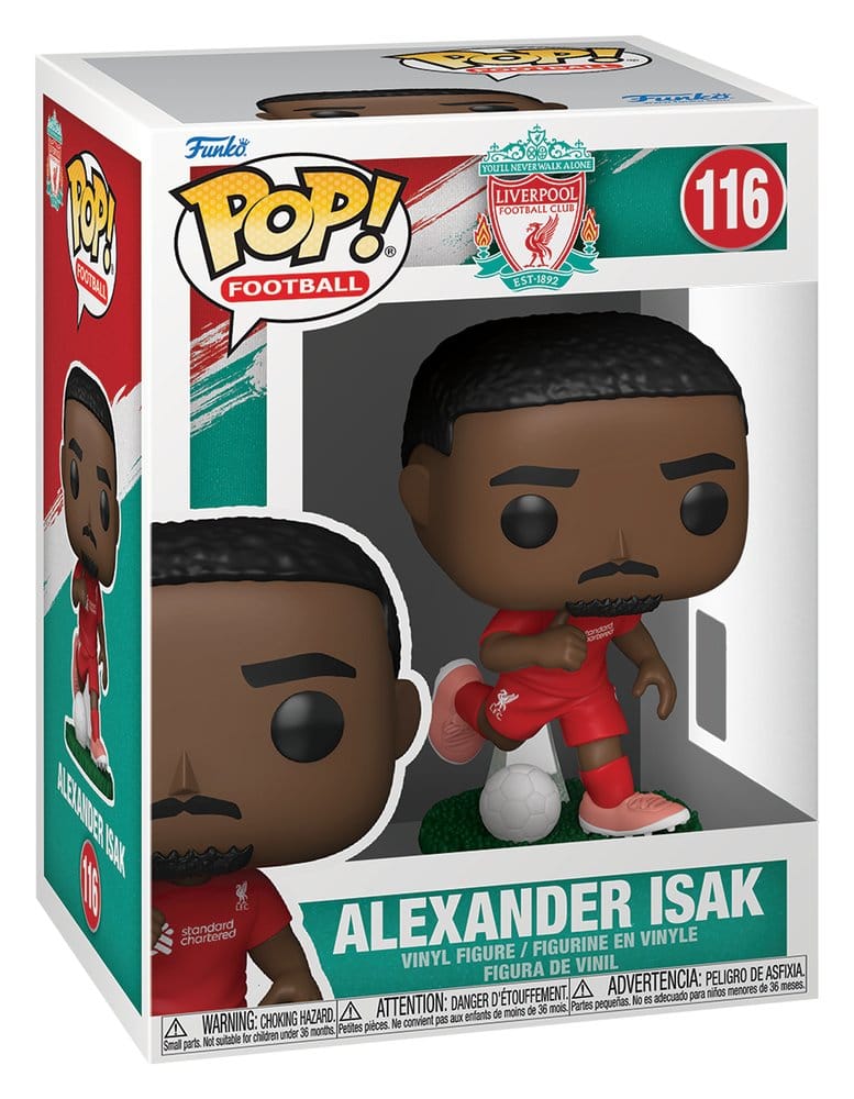 Efl Pop! Vinyl Figure Liverpool - Alexander Isak 9 cm DS Modellismo Efl Pop! Liverpool Alexander Isak Funko - vista 2