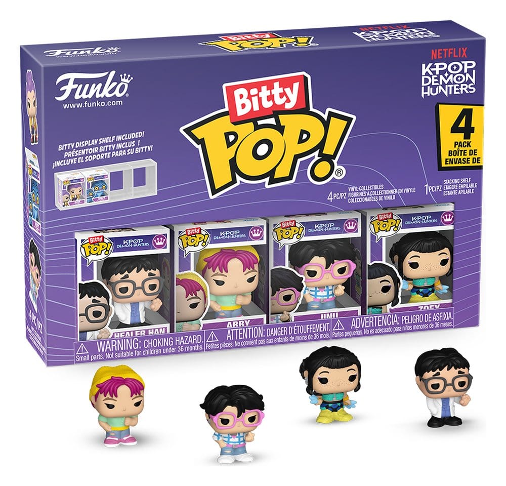 Netflix Bitty POP! Mini Figures 4-Pack Zoey 2 cm DS Modellismo Netflix Bitty POP! Mini 4-Pack Zoey Funko