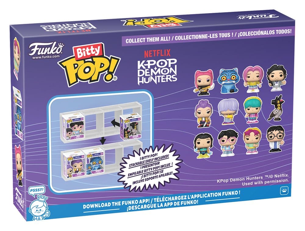 Netflix Bitty POP! Mini Figures 4-Pack Zoey 2 cm DS Modellismo Netflix Bitty POP! Mini 4-Pack Zoey Funko - vista 2