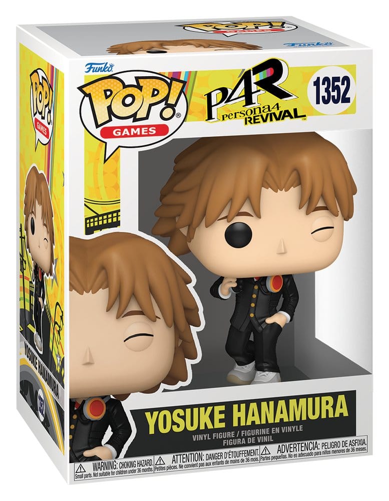 Persona 4 POP! Games Vinyl Figure Yosuke Hanamura 9 cm DS Modellismo Persona 4 POP! Games Yosuke Hanamura Funko - vista 2