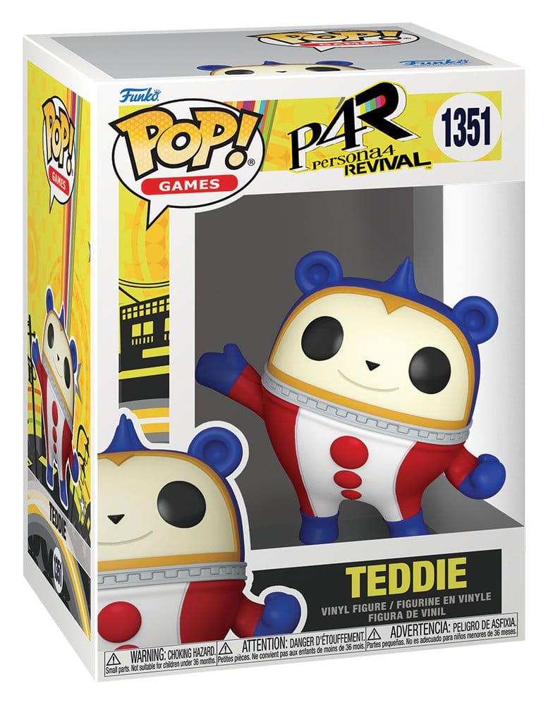 Persona 4 POP! Games Vinyl Figure Teddie 9 cm DS Modellismo Persona 4 POP! Games Teddie Funko - vista 2
