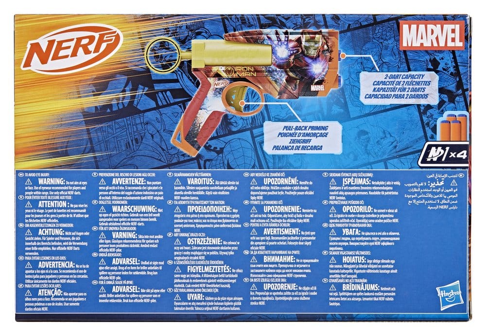 Marvel Nerf Dart Blaster Iron Man DS Modellismo Marvel Nerf Dart Blaster Iron Man Hasbro - vista 4