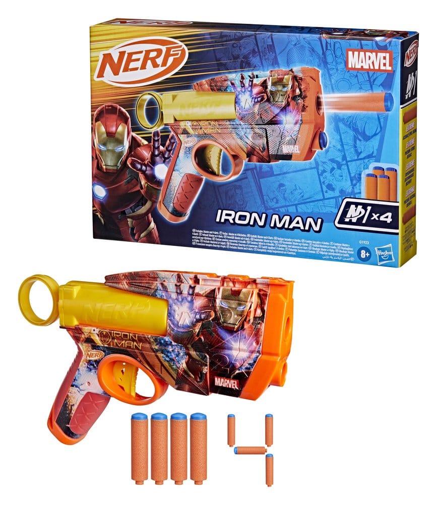 Marvel Nerf Dart Blaster Iron Man DS Modellismo Marvel Nerf Dart Blaster Iron Man Hasbro - vista 3