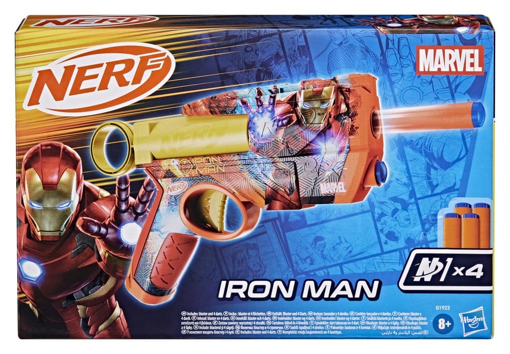 Marvel Nerf Dart Blaster Iron Man DS Modellismo Marvel Nerf Dart Blaster Iron Man Hasbro - vista 2