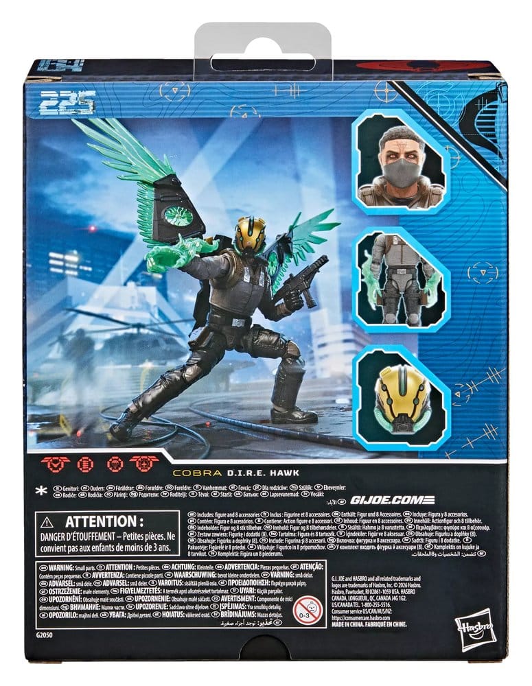 G.I. Joe Classified Series Action Figure #225 D.I.R.E. Hawk (Dread-Inducing Responsive Energy) 15 cm DS Modellismo G.I. Joe Classified Action #225 D.I.R.E. - vista 2