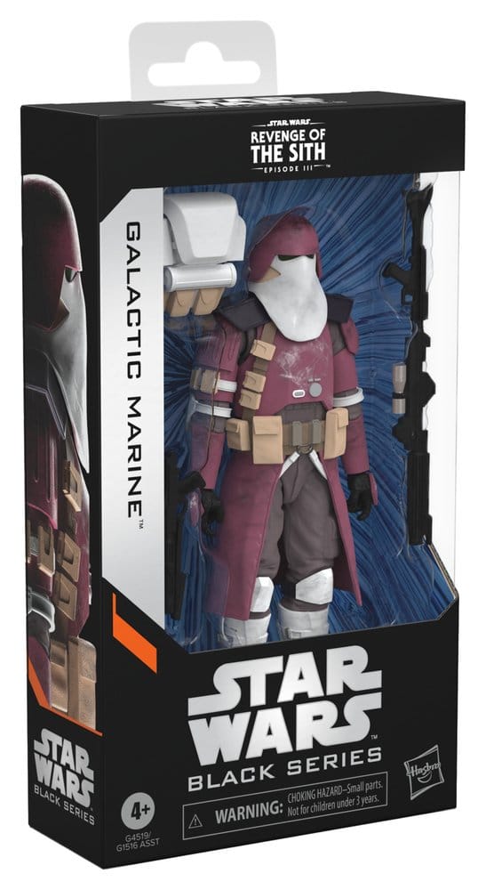 Star Wars Episode III Black Series Action Figure Galactic Marine 15 cm DS Modellismo Star Wars Episode III Black Action Galactic - vista 5