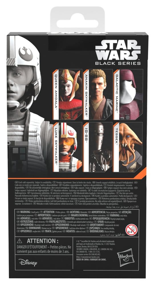 Star Wars Episode IV Black Series Action Figure Luke Skywalker (X-Wing Pilot) 15 cm DS Modellismo Star Wars Episode IV Black Action Luke - vista 6