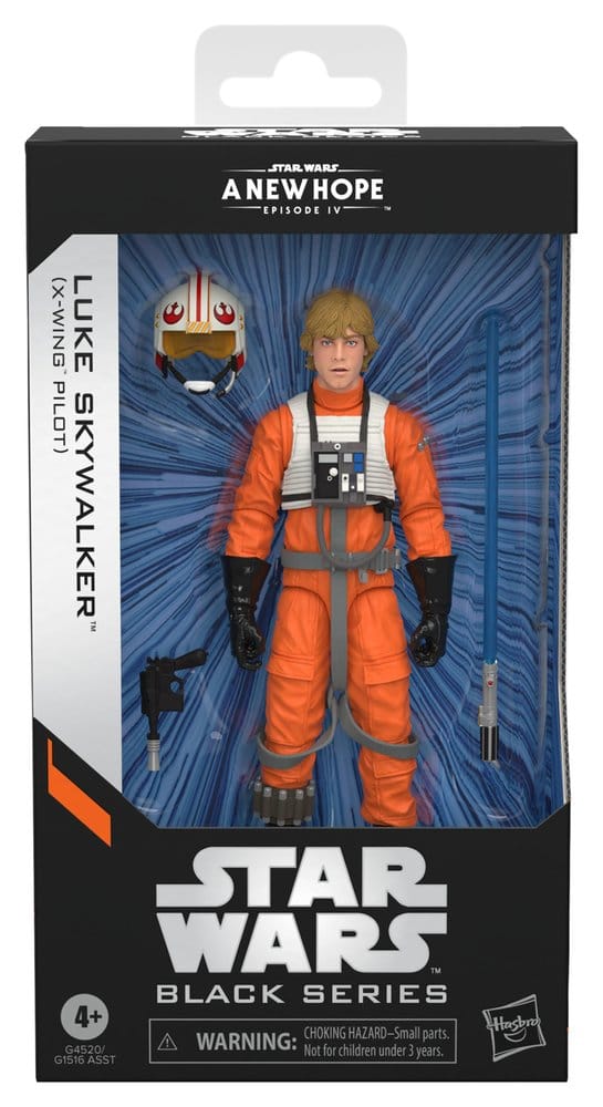 Star Wars Episode IV Black Series Action Figure Luke Skywalker (X-Wing Pilot) 15 cm DS Modellismo Star Wars Episode IV Black Action Luke - vista 3