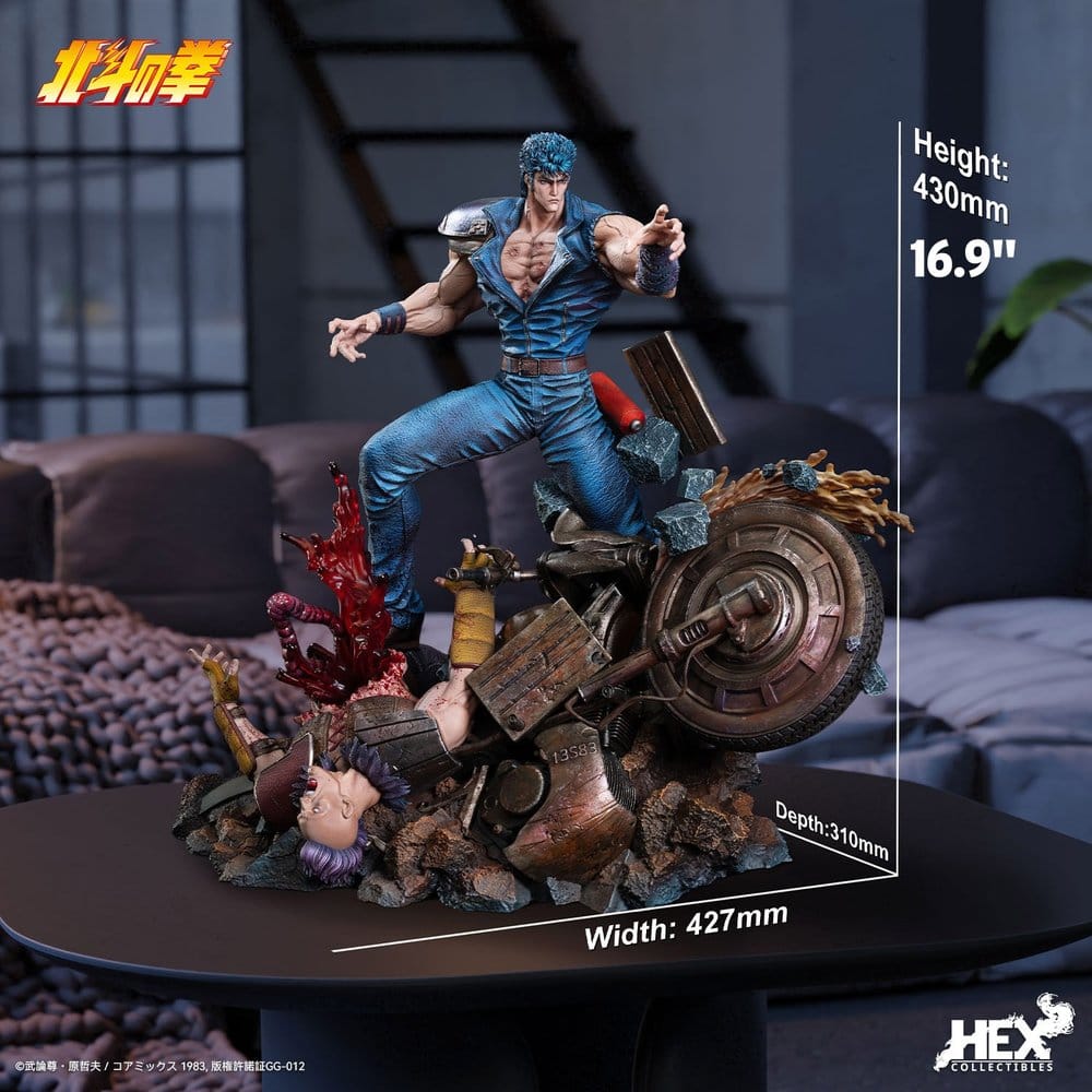Fist of the North Star Figure 1/6 Kenshiro 43 cm DS Modellismo Fist North Star Kenshiro HEX Collectibles - vista 3