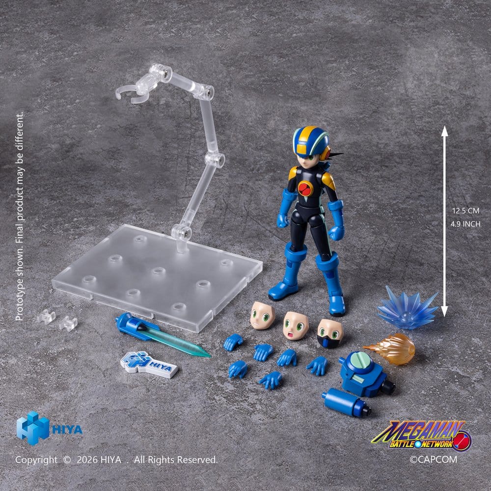 Mega Man Exquisite Basic Series Action Figure MegaMan.EXE 13 cm DS Modellismo Mega Man Exquisite Basic Action MegaMan.EXE - vista 2