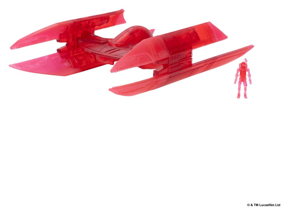 Star Wars Medium Vehicle & Figure set Hyena Vulture Bomber (Red Hologram) & Battle Droid (Chase) DS Modellismo Star Wars Medium Vehicle & Hyena Vulture - vista 2